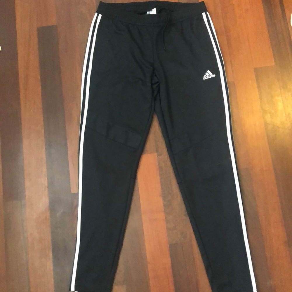 Medium adidas soccer pants, tapered.
